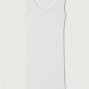 White Sleeveless Tank Top | American Vintage Massachusetts